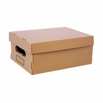 Storage Box with Lid Confortime Cardboard 30 x 22,5 x 12,5 cm (12 Units)