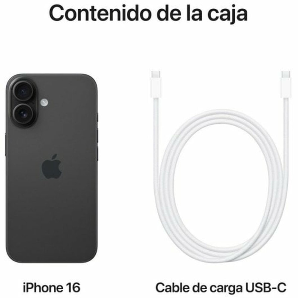 Smartphone Apple iPhone 16 6,1" 128 GB Black