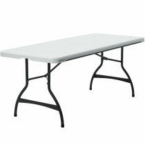 Folding Table Lifetime White Rectangular Steel Plastic 182 x 76 x 73,5 cm