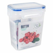 Lunchbox hermetisch Quttin 1,6 L rechteckig 15 x 10 x 18 cm (12 Stück)