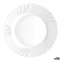 Assiette plate Bormioli Rocco Ebro Blanc verre (24 cm) (36 Unités)