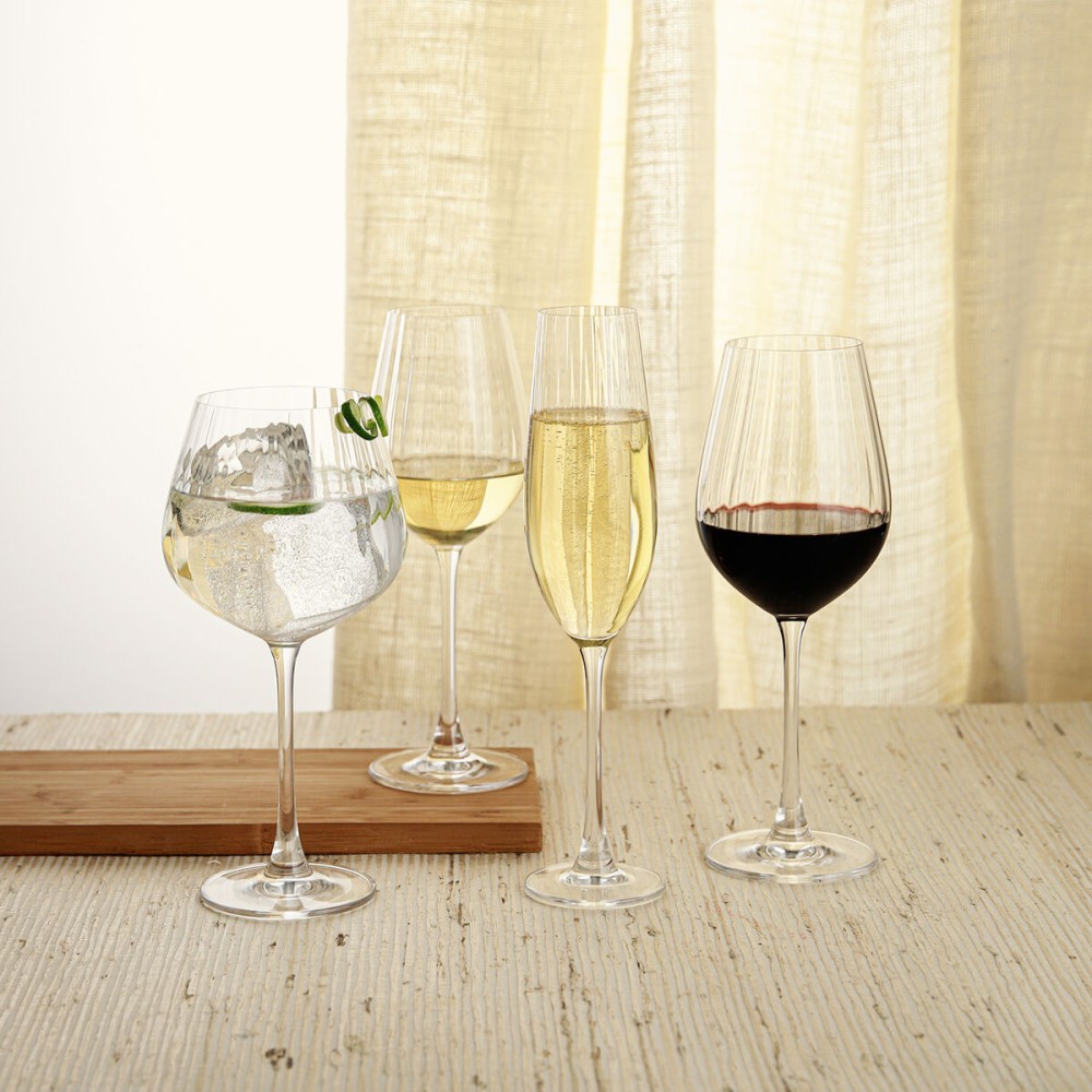 Cocktail glass Bohemia Crystal Optic Transparent Glass 640 ml (6 Units)