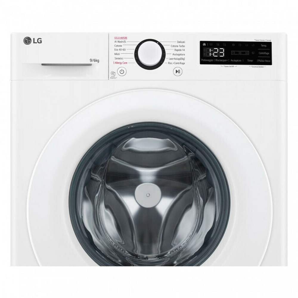 Laveuse - Sécheuse LG F4DR5009A3W 1400 rpm 9 kg 6 Kg