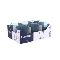 Glass Luminarc Concepto Pepite Blue Glass 310 ml (24 Units)