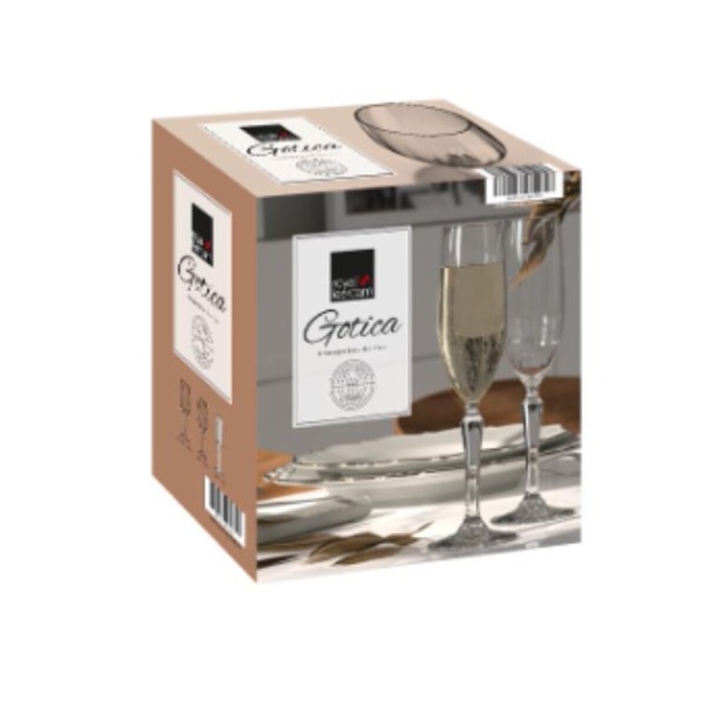 Set de Verres Royal Leerdam Gotica 210 ml champagne Ø 4,8 x 22,5 cm 6 Unités