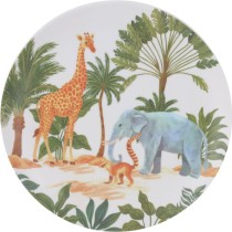 Flacher Teller La Mediterránea Sauvage Melamine 25,5 cm