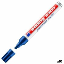 Permanent marker Edding 3300 Blue 10 Pieces (10 Units)