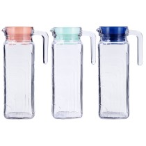 Jug Quid Lena With lid Glass 1 L