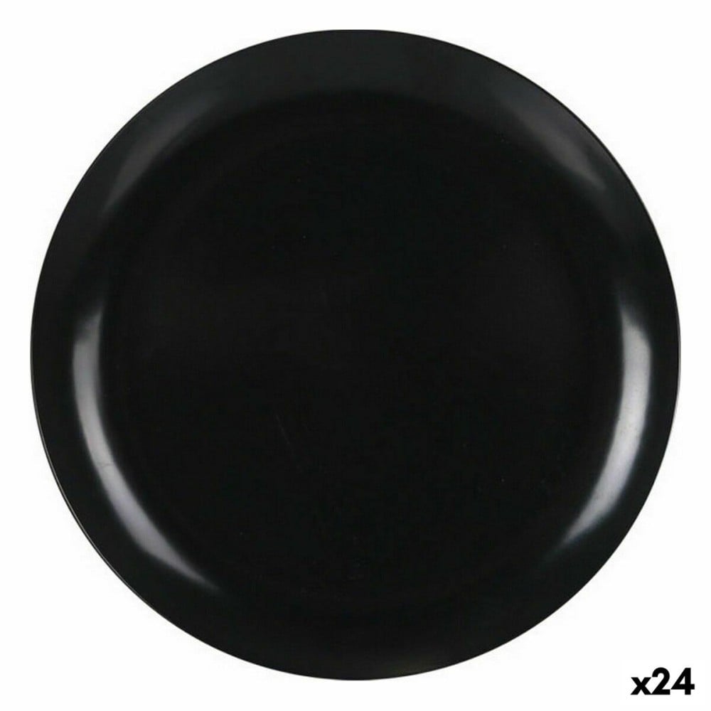 Dessert dish La Mediterránea Melamin Anthracite 20 cm (24 Units)