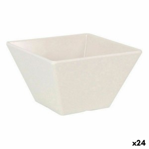 Schüssel für Vorspeisen La Mediterránea Melamine Weiß Glanz 10 x 10 x 6 cm (24 Stück)