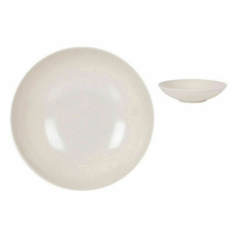 Assiette creuse La Mediterránea Mélamine Blanc Brille 21 x 5,3 cm (24 Unités)