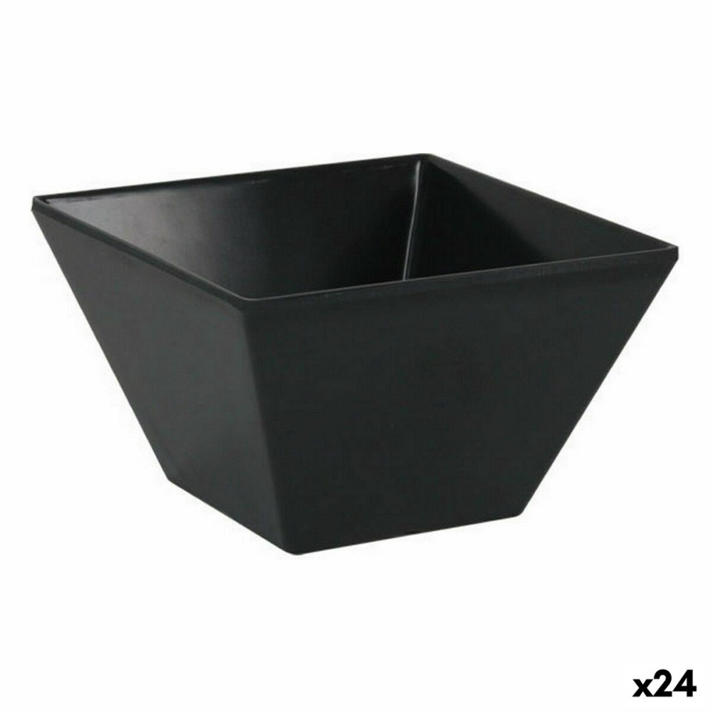 Bol pour Apéritifs La Mediterránea Mélamine Anthracite 10 x 10 x 6 cm (24 Unités)