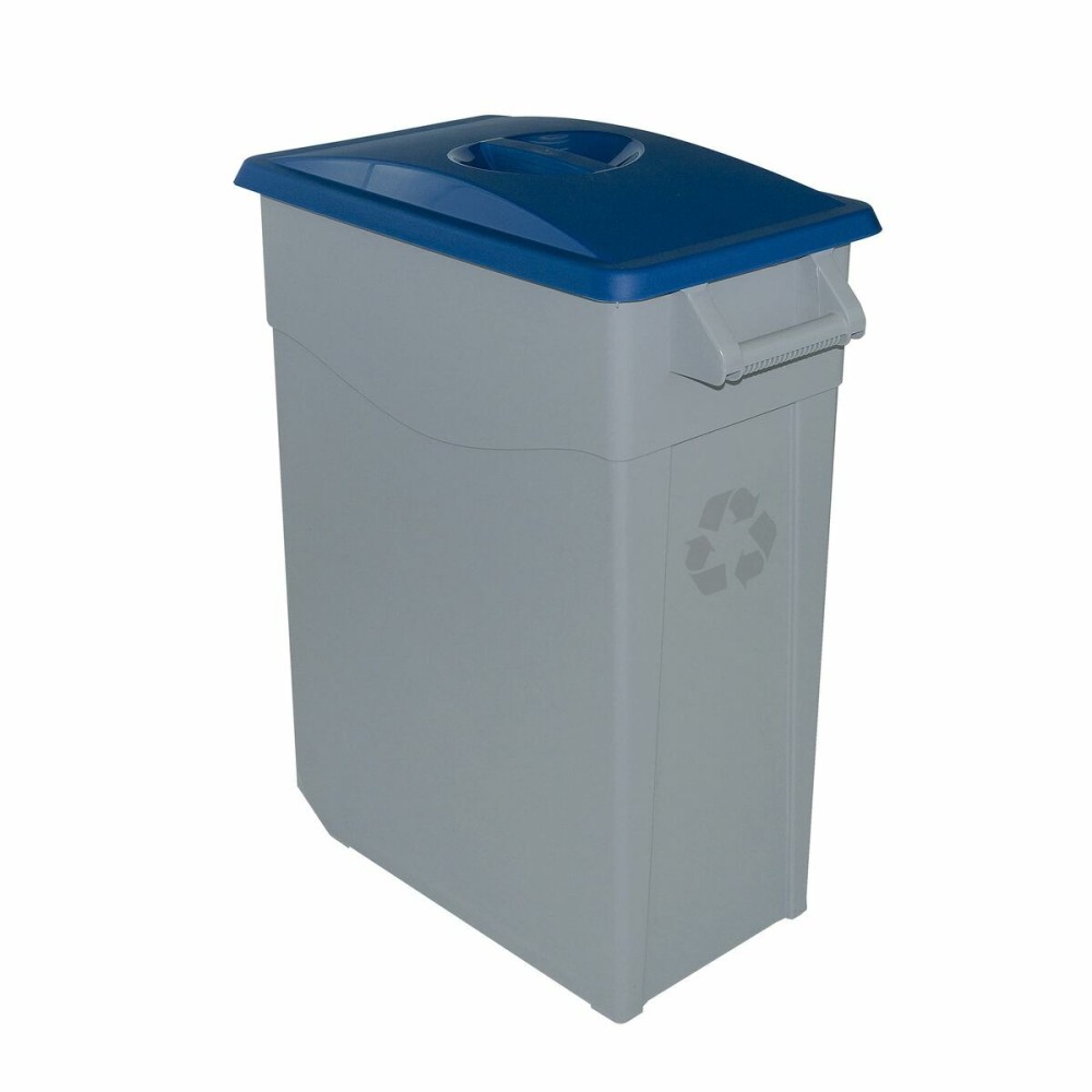 Poubelle recyclage Denox Bleu 65 L (2 Unités)