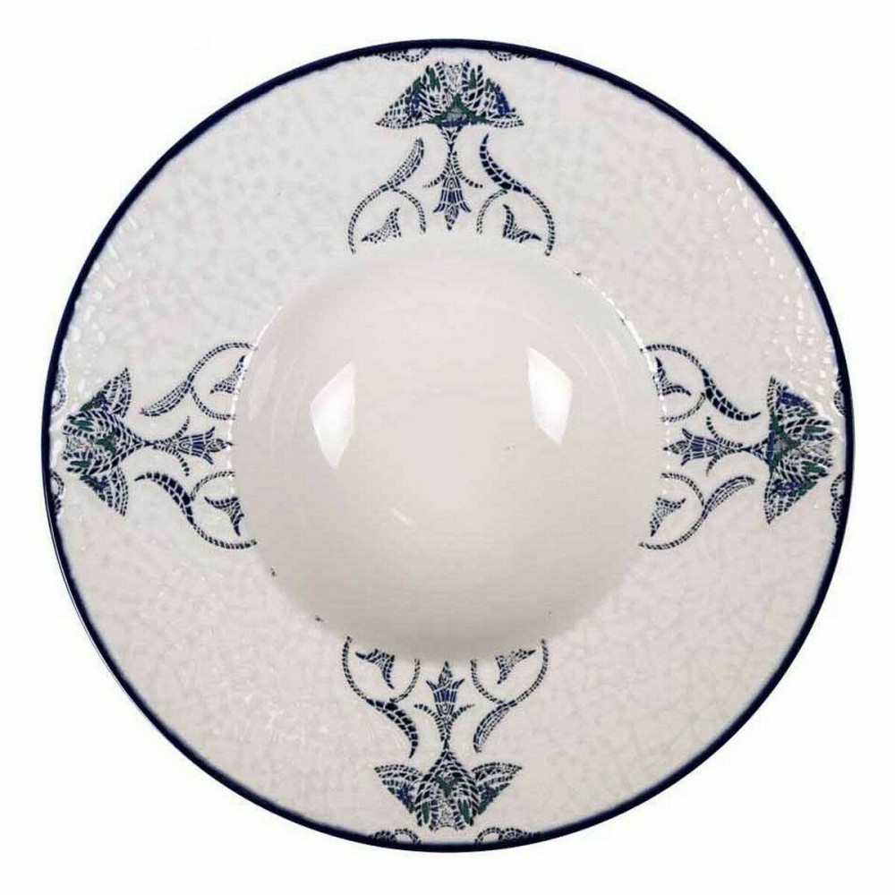 Assiette à pâtes La Mediterránea Rosetta Porcelaine Ø 28 cm (6 Unités)