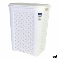 Laundry Basket Arianna Tontarelli 8105408_112 50 L White 44 x 35 x 55 cm (6 Units)