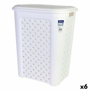 Laundry Basket Arianna Tontarelli 8105408_112 50 L White 44 x 35 x 55 cm (6 Units)