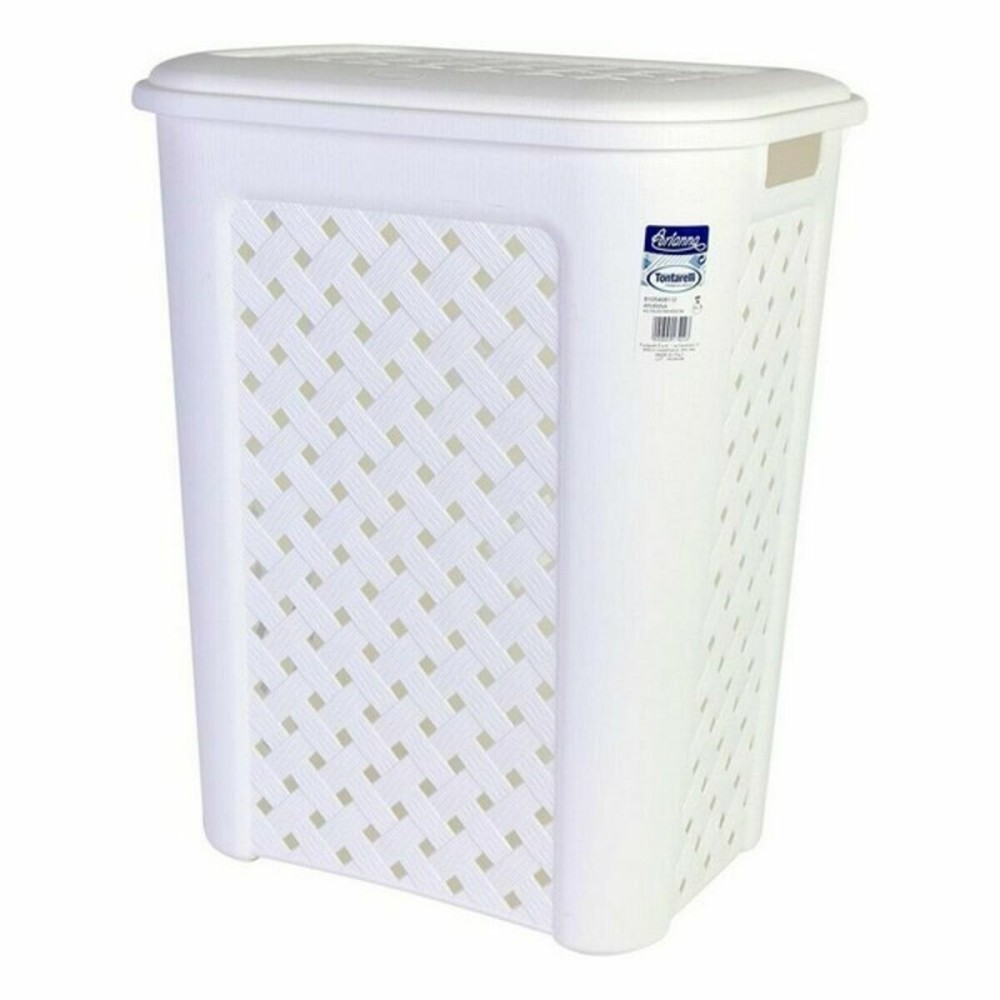 Laundry Basket Arianna Tontarelli 8105408_112 50 L White 44 x 35 x 55 cm (6 Units)