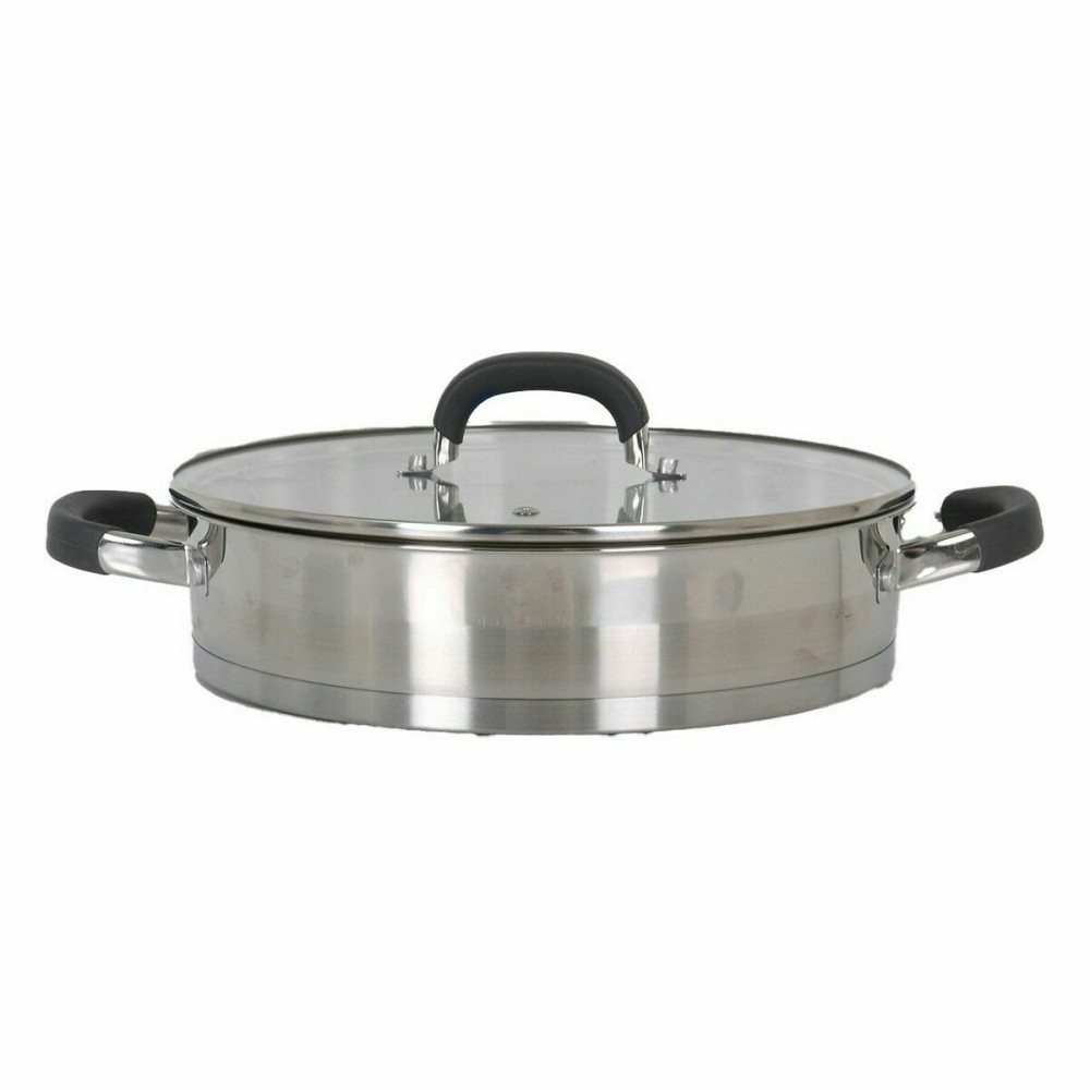 Casserole avec Couvercle en Verre Quttin 4,3 L (2 Unités)