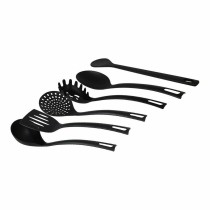 Set d'Ustensiles de Cuisine Quttin Quttin Noir (6 Pièces) (8 Unités) (6 pcs)