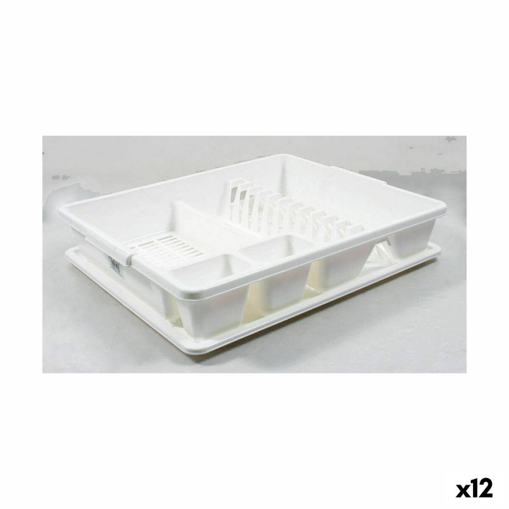 Draining Rack for Kitchen Sink Tontarelli Scolap. White 47 x 38 x 8,5 cm (12 Units)