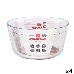 Ofenpfanne Quttin 104639 Glas 2,9 L (4 Stück) (21,5 cm)