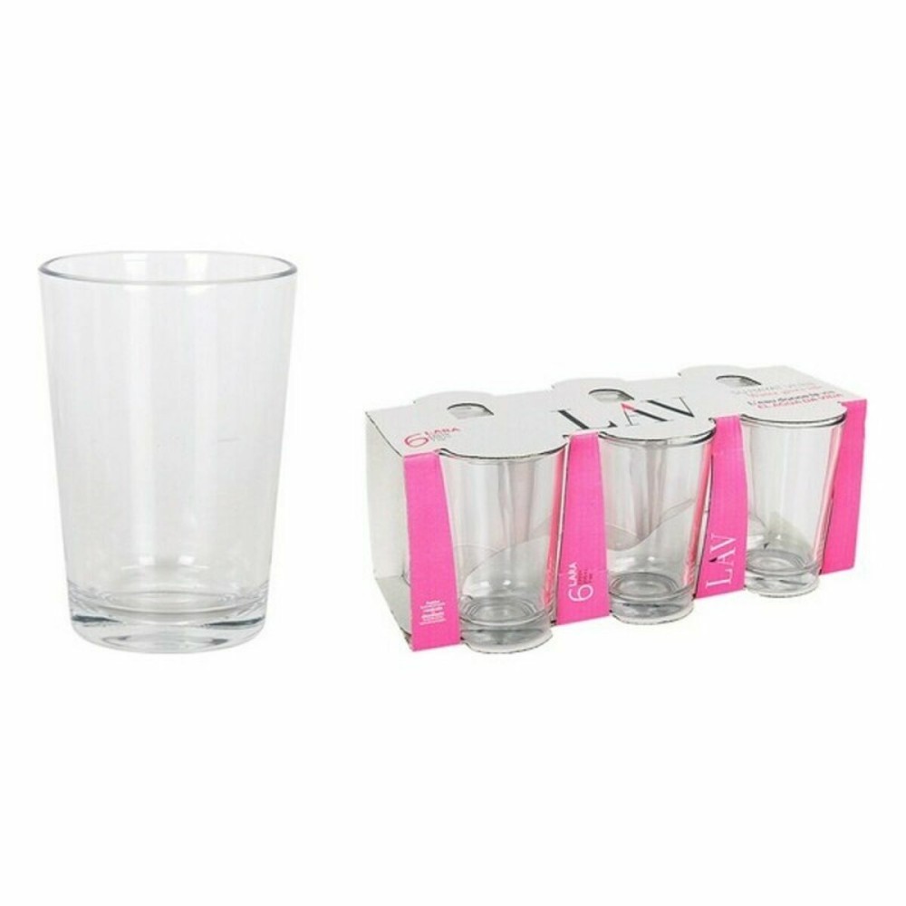 Set de Verres LAV LV-22010E Verre 205 ml 6 Pièces (8 Unités)