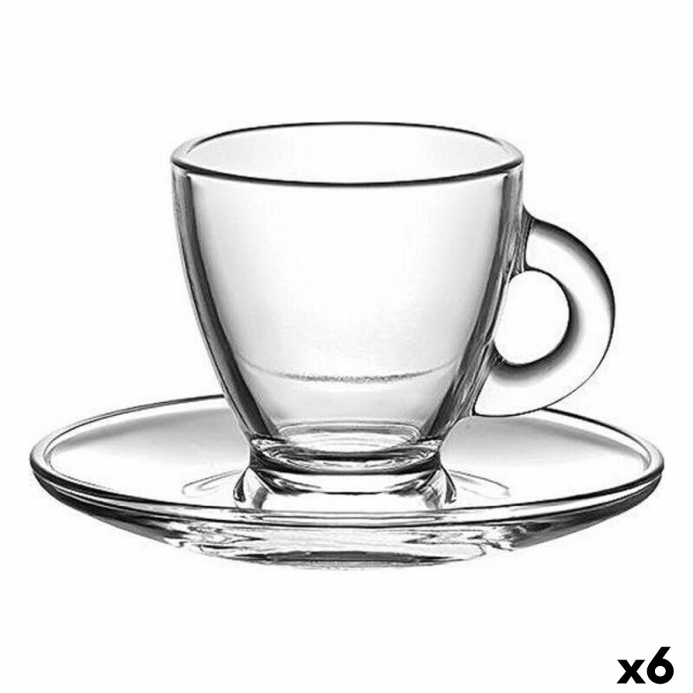 Ensemble de tasses à café LAV 1334 95 ml 6 Pièces (6 Unités)