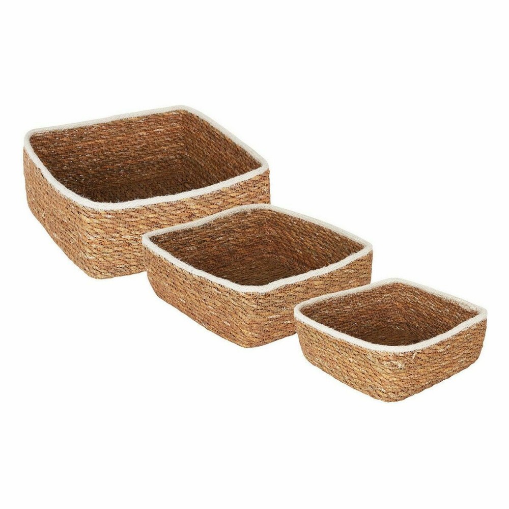 Basket set Privilege   3 Pieces wicker 17 cm (3 Pieces) (4 Units)