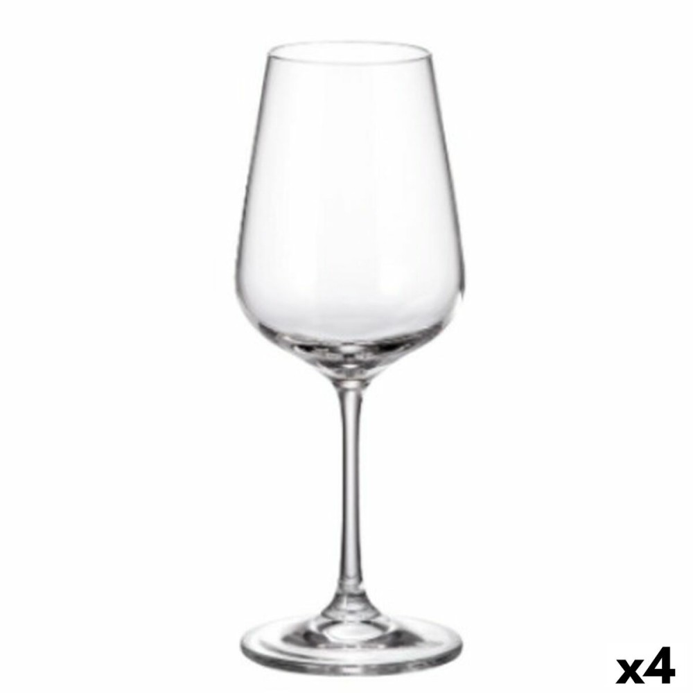 Set de Verres Bohemia Crystal Sira 360 ml Blanc 6 Pièces 6 x 8 x 22 cm (6 Unités) (4 Unités)