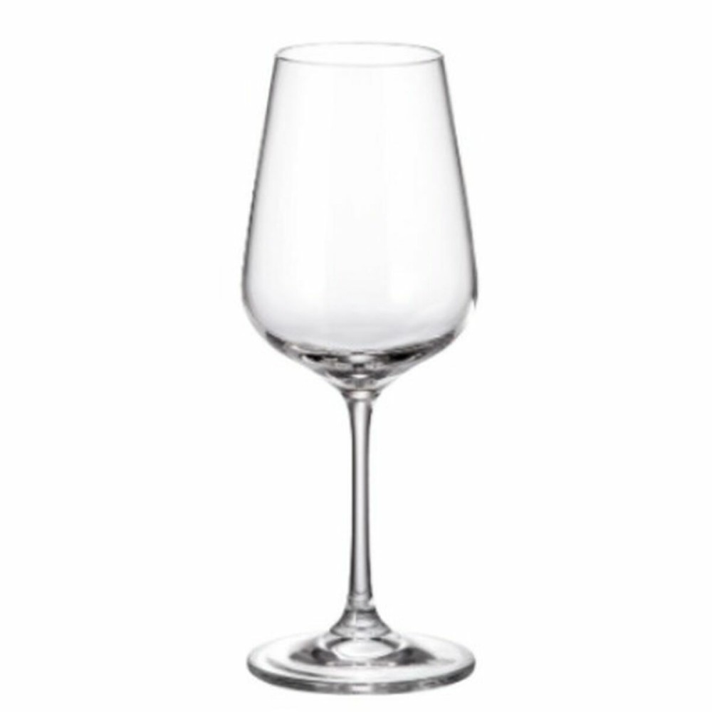 Set de Verres Bohemia Crystal Sira 360 ml Blanc 6 Pièces 6 x 8 x 22 cm (6 Unités) (4 Unités)