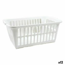 Panier à linge Tontarelli Classic Blanc 35 L 58 x 41 x 24 cm (12 Unités)