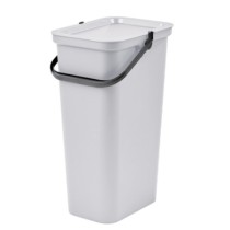 Recycling Waste Bin Tontarelli Moda White 38 L (4 Units)