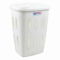 Laundry basket Tontarelli Laundry With lid 45 L White 41 x 33,2 x 54,5 cm (12 Units)