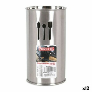 Pot pour ustensiles de cuisine Privilege 52832 Acier inoxydable (12 Unités)