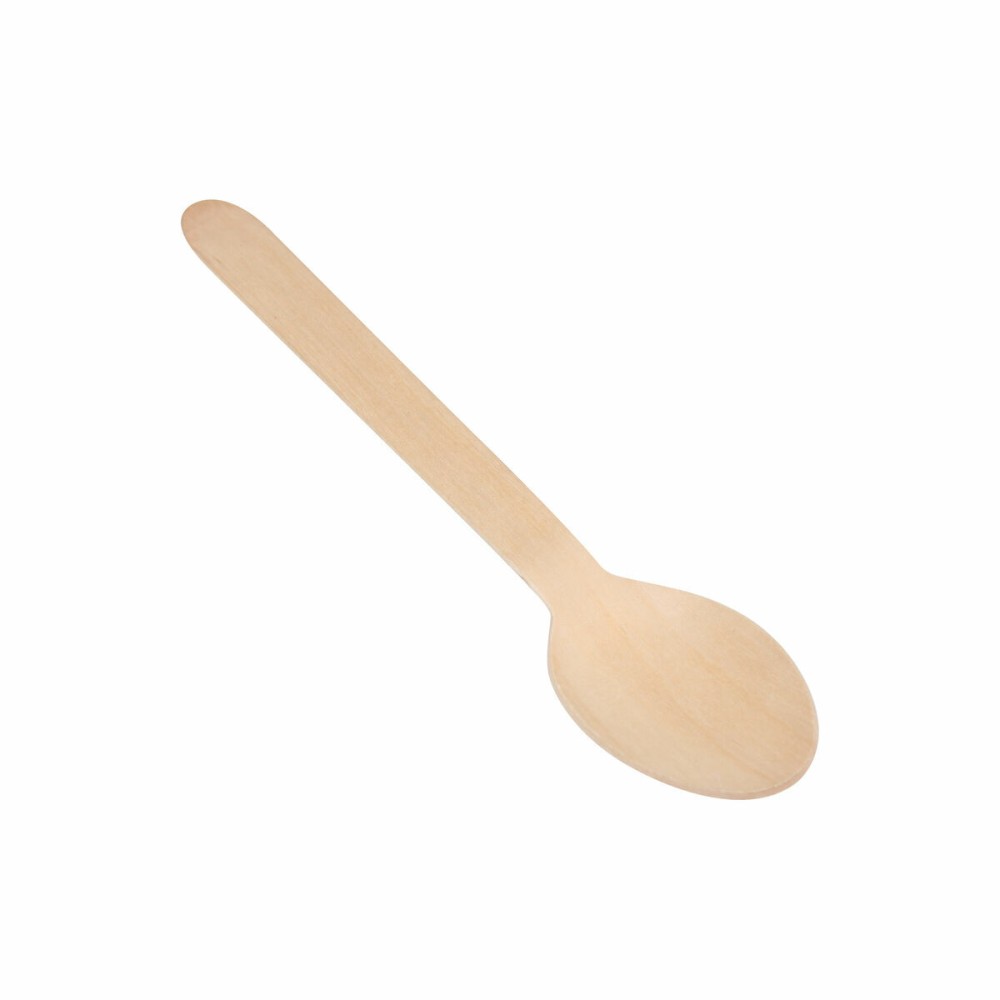 Set of Spoons Algon Wood 36 Units 16 x 3 x 0,5 cm