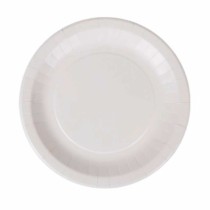 Plate set Algon Disposable White Cardboard 28 cm (15 Units)