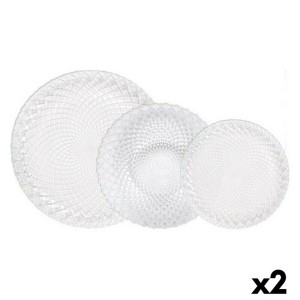 Tableware La Mediterránea Diamond 18 Pieces (2 Units)