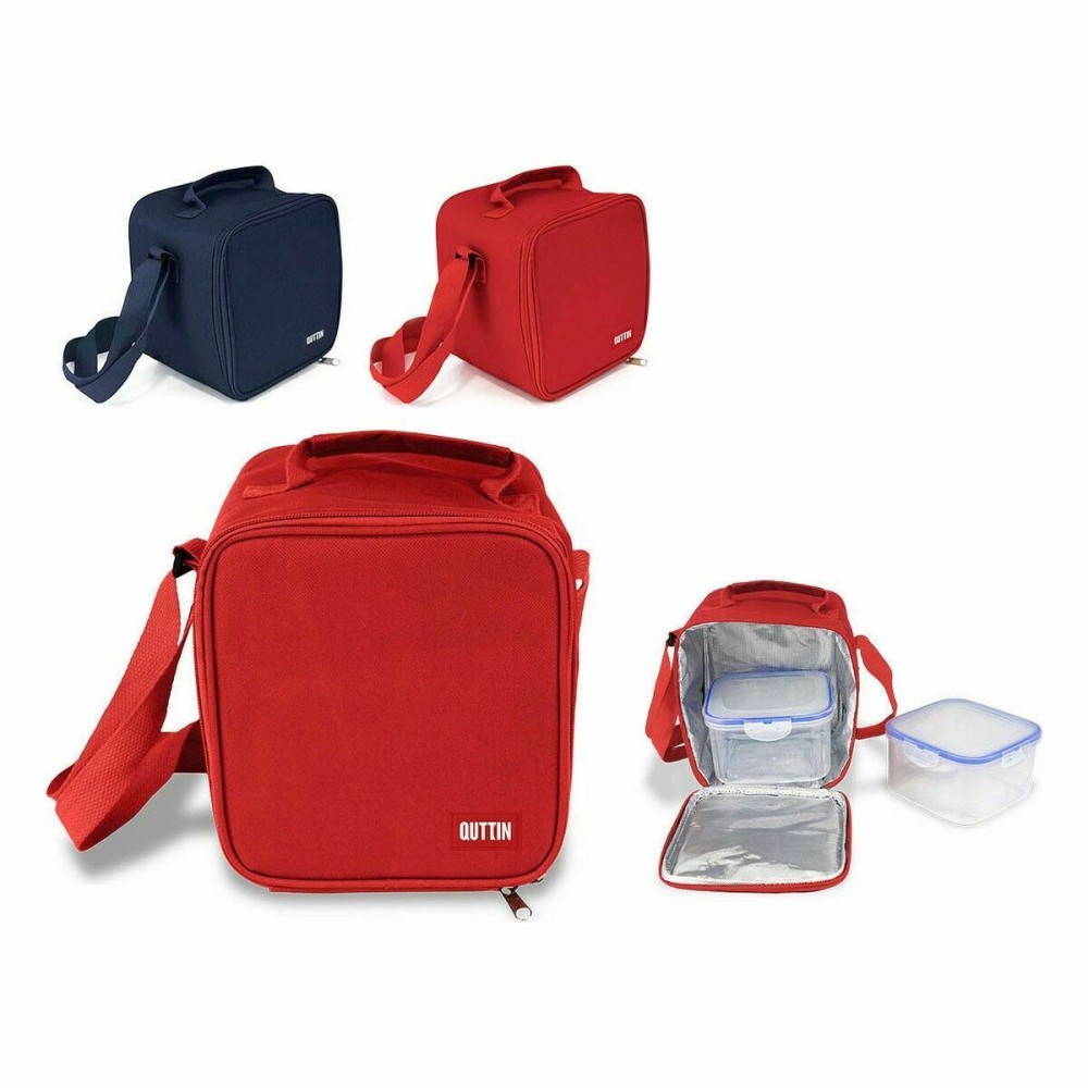 Cool Bag Quttin Lunch box Squared 17 x 17 x 16,56 cm (8 Units)