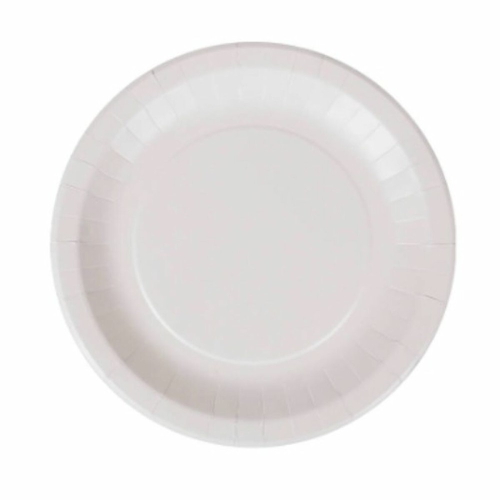 Plate set Algon Disposable White Cardboard 28 cm (36 Units)