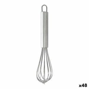 Tiges de mélange Acier inoxydable Argenté 20 cm 1,5 mm (48 Unités)