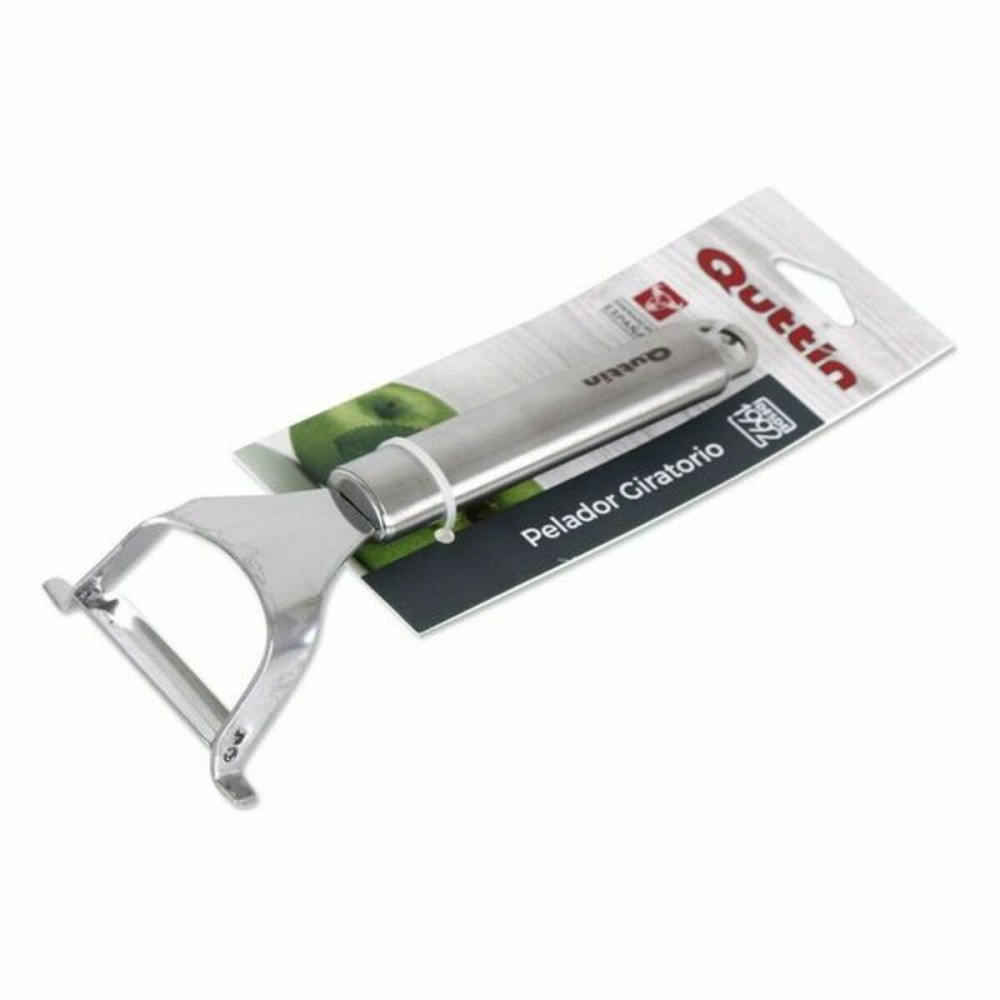 Rotary Peeler Quttin (17 x 7 cm) Stainless steel 17 x 7 x 2 cm (12 Units)