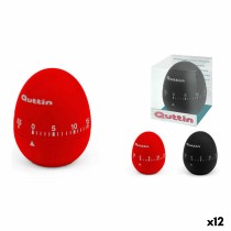 Kitchen Timer Quttin GR-52799 6 x 6 x 7,5 cm (12 Units)