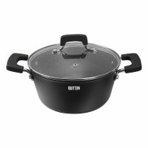 Casserole avec Couvercle en Verre Quttin Grand Chef 3 mm (4 Unités)