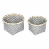 Basket set Confortime 2 Pieces Circular 26 x 26 x 17 cm (2 Pieces) (6 Units)