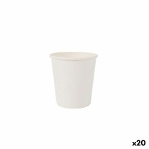 Gläserset Algon Pappe Weiß 50 Stücke 120 ml (20 Stück)