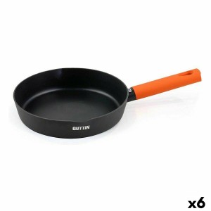 Poêle Quttin Gastro Noir Orange 37,5 x 23 x 5 cm (6 Unités)