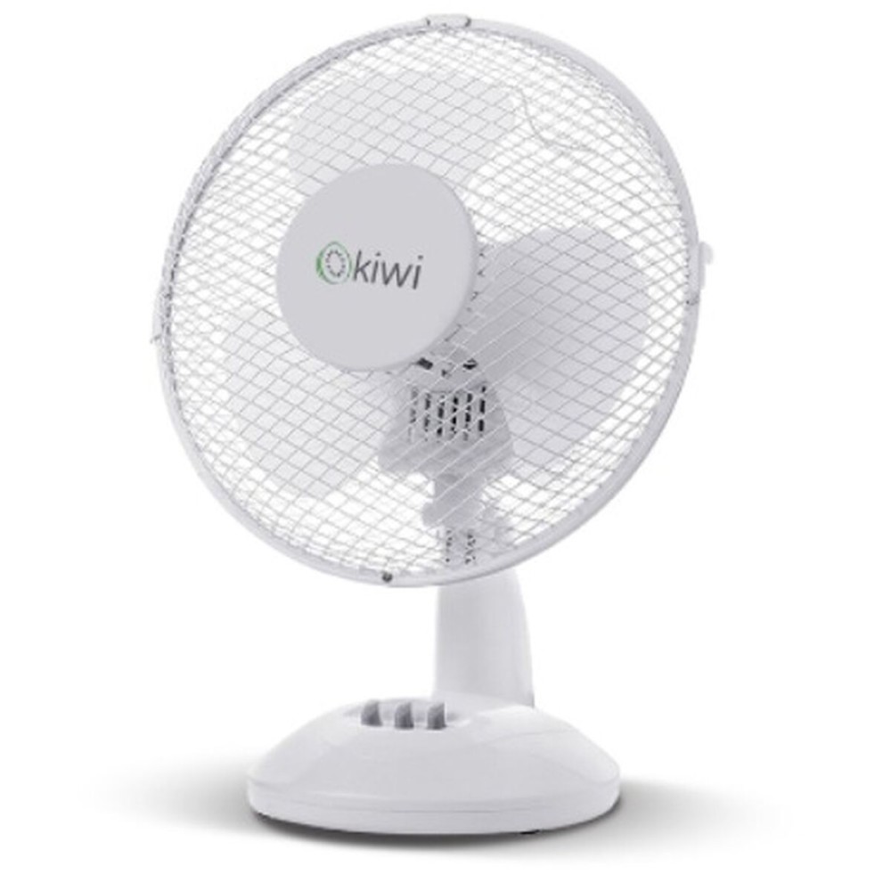 Table Fan Kiwi White Ø 27 cm 21W (4 Units)