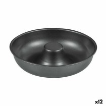 Moule pour four Quttin Donuts Acier au carbone Noir Ø 21 cm 21 x 5 cm (12 Unités)