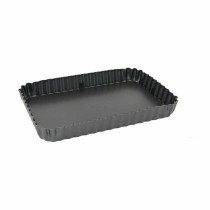 Kuchenspringform Quttin Schwarz Kohlenstoffstahl 31,5 x 21,5 x 3,5 cm (6 Stück)