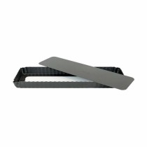 Kuchenspringform Quttin Schwarz Kohlenstoffstahl 35 x 11 x 2,6 cm (12 Stück)